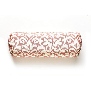 Swirl Bolster Pillow/Red by Scalamandre Pillow