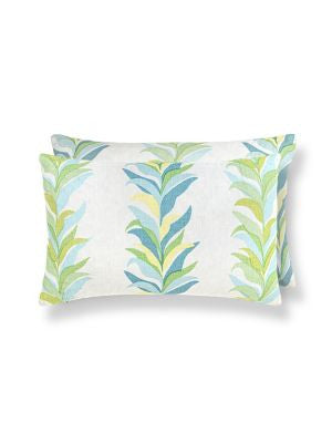 Chira Island Pillow 14 X 22 - Beachglass HNLBDK166520004 by Scalamandre Pillows COLOR POP 100% LINEN U.S.A. Horizontal: and Vertical: 0 - Fabric Carolina -