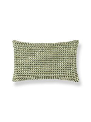 Heatherton Pillow 14 X 22 - Moss HNLBDK273330004 by Scalamandre Pillows COLOR POP 61% RECYCLED ACRYLIC 38% POLYESTER 1% VISCOSE U.S.A. Horizontal: and Vertical: 0 - Fabric Carolina -