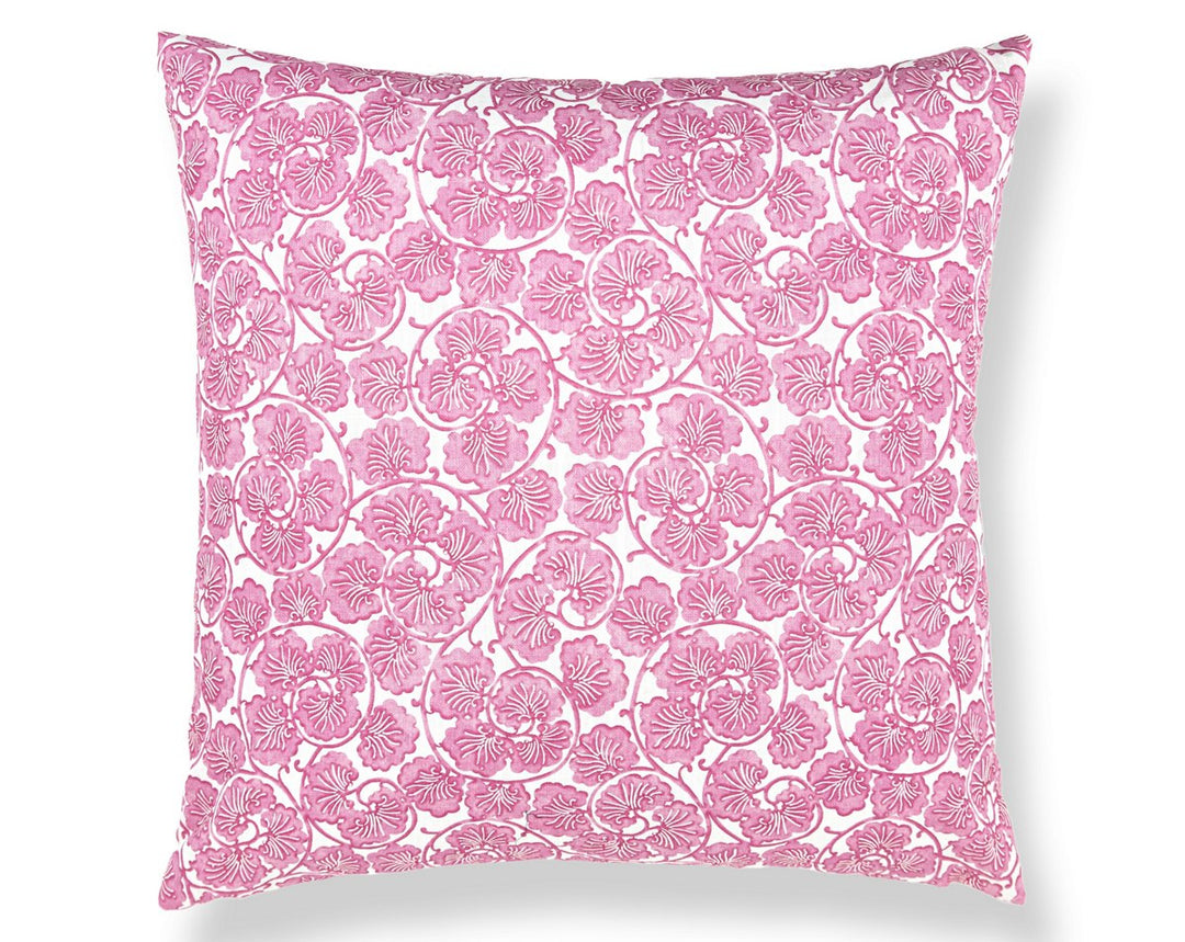 May Pillow 22 X 22 - Azalea HNSDDK166560004 by Scalamandre Designer Pillow