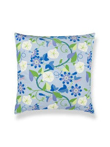 Morning Glory Pillow 22 X 22 - Cornflower HNSDDK166580004 by Scalamandre Pillows