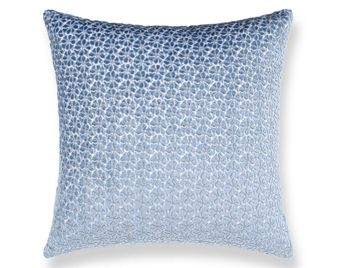 Petal Velvet Pillow 22 X 22 - Cornflower HNSDDK273320004 by Scalamandre Designer Pillow