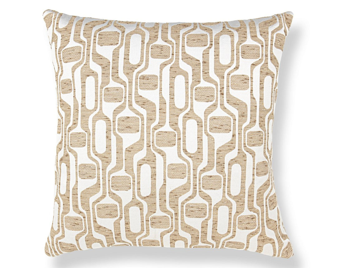 Telly Pillow 22 X 22 - Toast HNSDDK273350004 by Scalamandre Designer Pillow