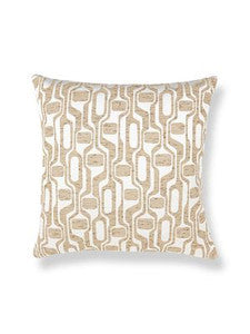 Telly Pillow 22 X 22 - Toast HNSDDK273350004 by Scalamandre Pillows