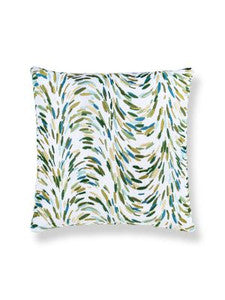 Fountain Embroidery Pillow 22 X 22 - Leaf HNSDDK273360004 by Scalamandre Pillows