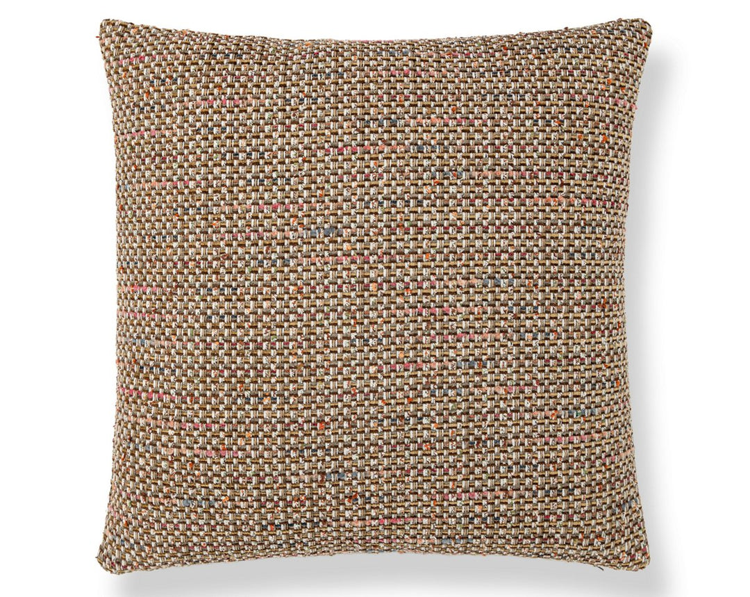 Confetti Pillow 22 X 22 - Tan HNSDDK420070004 by Scalamandre Designer Pillow