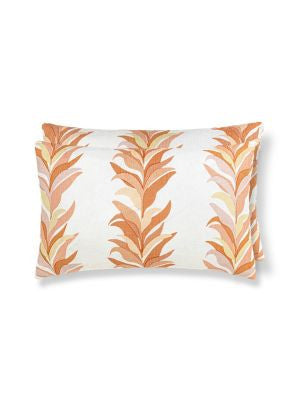 Chira Island Pillow 14 X 22 - Peach HNLBDK166520005 by Scalamandre Pillows COLOR POP 100% LINEN U.S.A. Horizontal: and Vertical: 0 - Fabric Carolina -