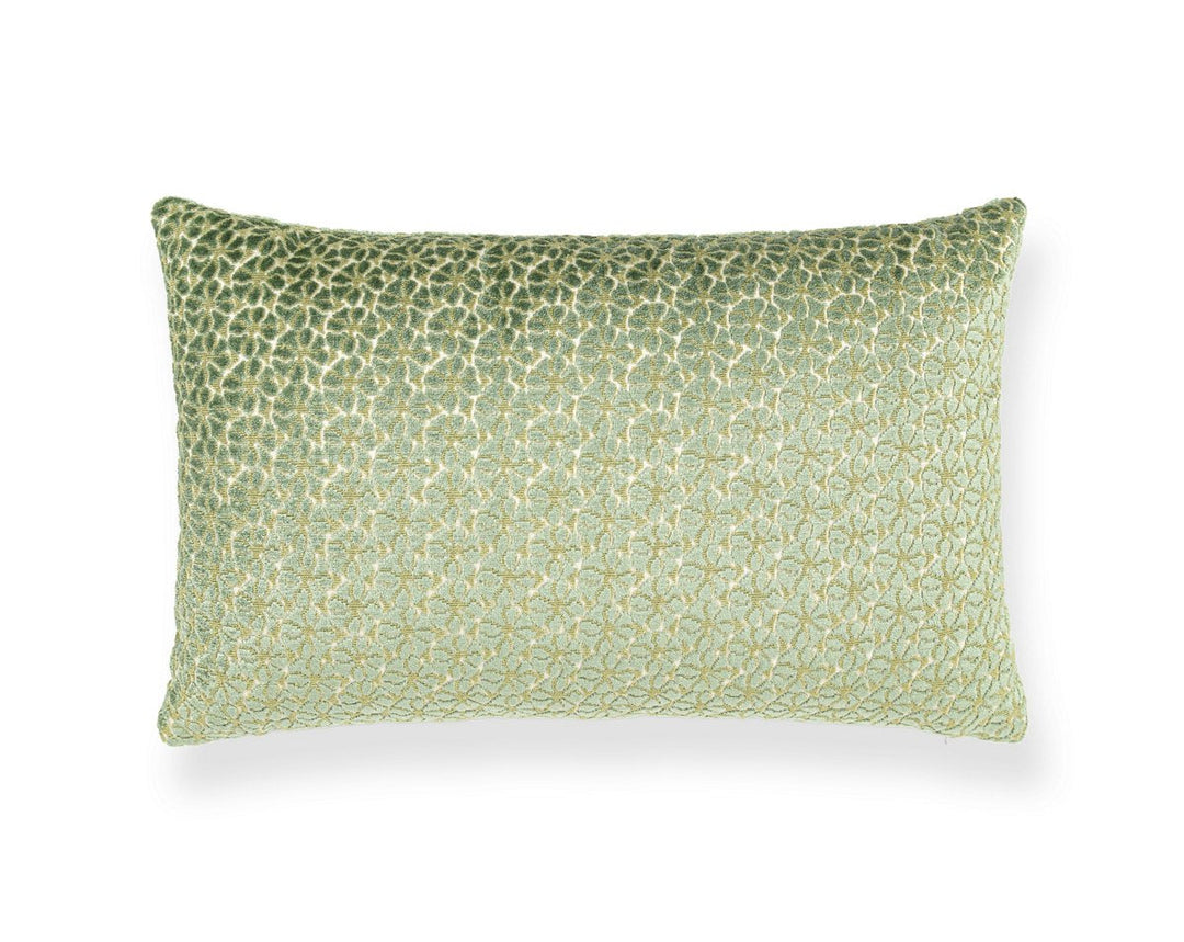 Petal Velvet Pillow 14 X 22 - Meadow HNLBDK273320005 by Scalamandre Designer Pillow