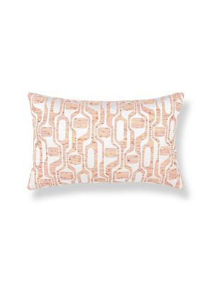 Telly Pillow 14 X 22 - Peachmelba HNLBDK273350005 by Scalamandre Pillows COLOR POP 92% COTTON 8% NYLON U.S.A. Horizontal: and Vertical: 0 - Fabric Carolina -