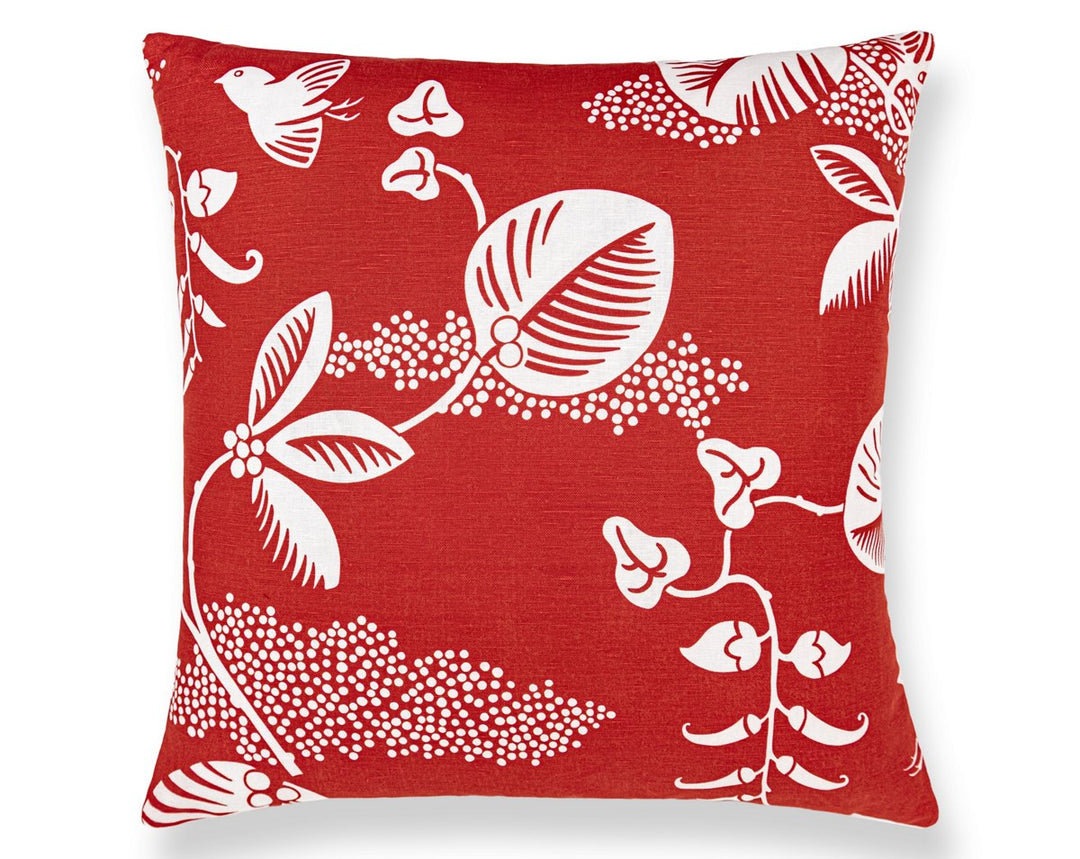 Pepper Pillow 22 X 22 - Redhot HNSDDK166550005 by Scalamandre Designer Pillow