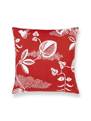Pepper Pillow 22 X 22 - Redhot HNSDDK166550005 by Scalamandre Pillows COLOR POP 67% LINEN 33% COTTON U.S.A. Horizontal: and Vertical: 0 - Fabric Carolina -