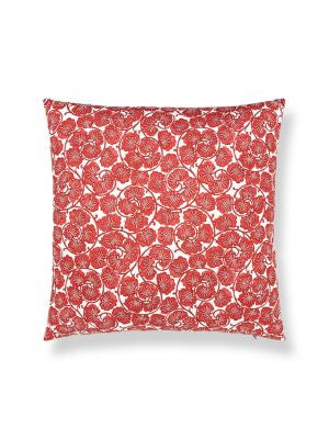 May Pillow 22 X 22 - Red HNSDDK166560005 by Scalamandre Pillows COLOR POP 90% COTTON 10% LINEN U.S.A. Horizontal: and Vertical: 0 - Fabric Carolina -
