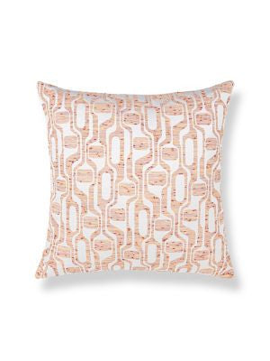 Telly Pillow 22 X 22 - Peachmelba HNSDDK273350005 by Scalamandre Pillows COLOR POP 92% COTTON 8% NYLON U.S.A. Horizontal: and Vertical: 0 - Fabric Carolina -