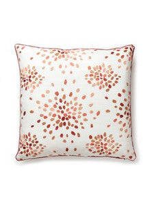 Firefly Embroidered Pillow 22 X 22 - Orange HNSDDK420000005 by Scalamandre Pillows