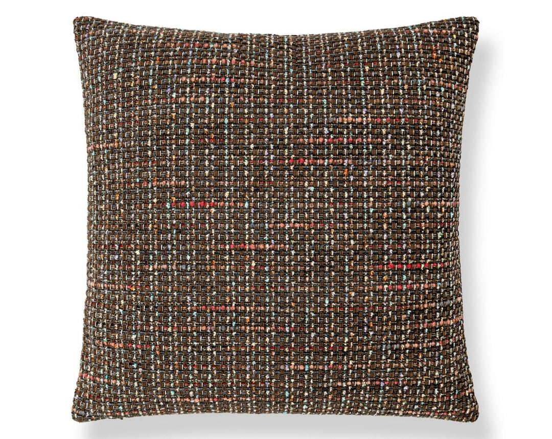 Confetti Pillow 22 X 22 - Brown HNSDDK420070005 by Scalamandre Designer Pillow