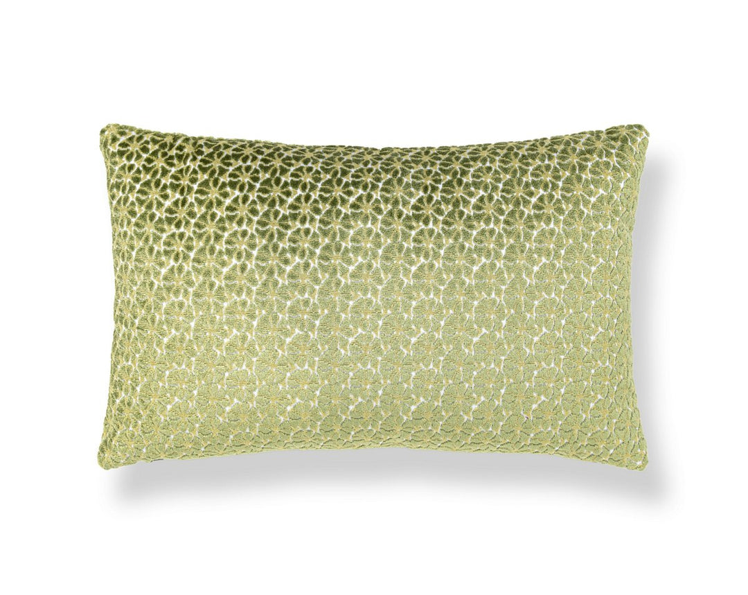 Petal Velvet Pillow 14 X 22 - Leaf HNLBDK273320006 by Scalamandre Designer Pillow