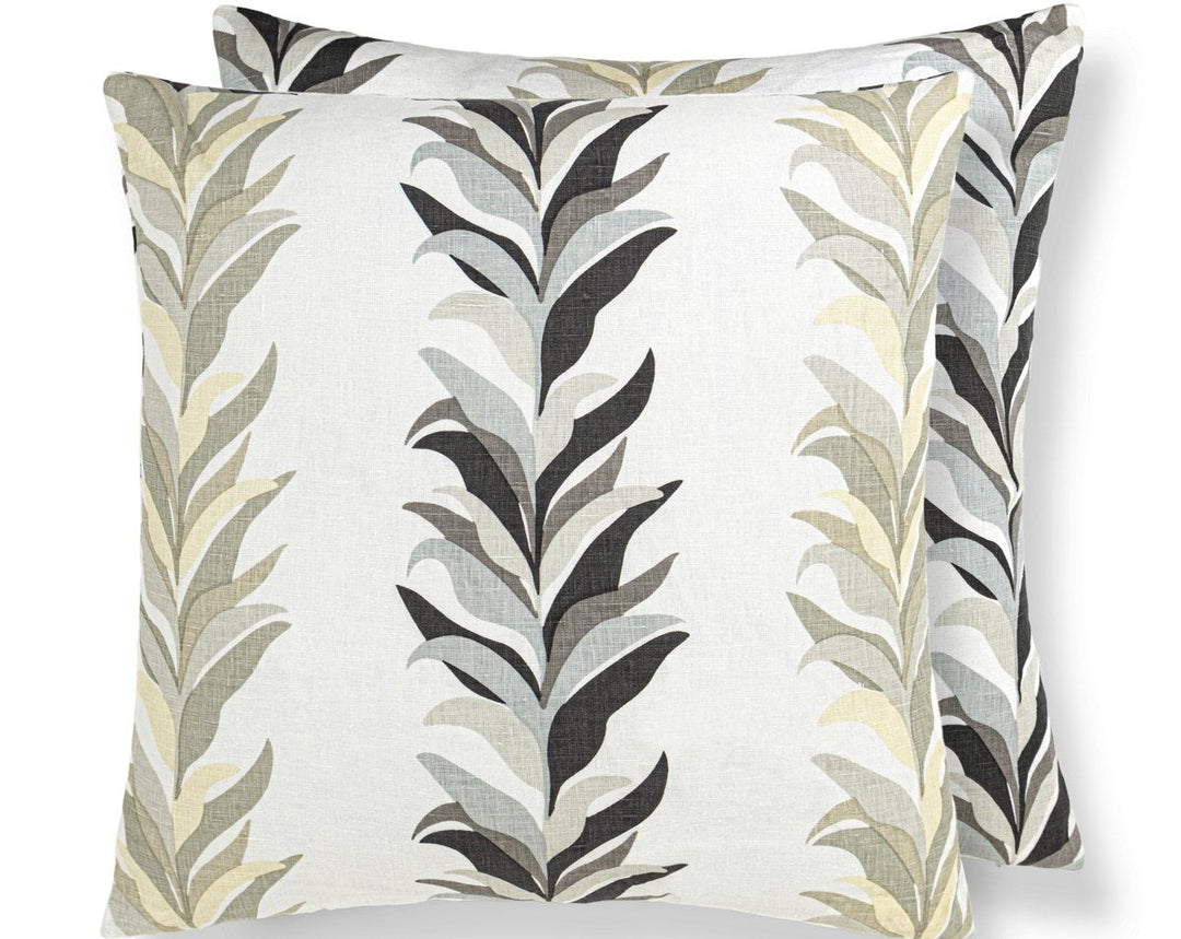 Chira Island Pillow 22 X 22 - Shadow HNSDDK166520006 by Scalamandre Designer Pillow