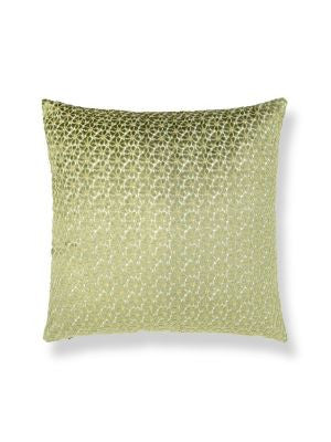 Petal Velvet Pillow 22 X 22 - Leaf HNSDDK273320006 by Scalamandre Pillows COLOR POP 55% SPUN VISCOSE, 45% COTTON U.S.A. Horizontal: and Vertical: 0 - Fabric Carolina -
