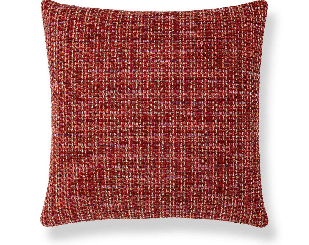 Confetti Pillow 22 X 22 - Red HNSDDK420070006 by Scalamandre Designer Pillow