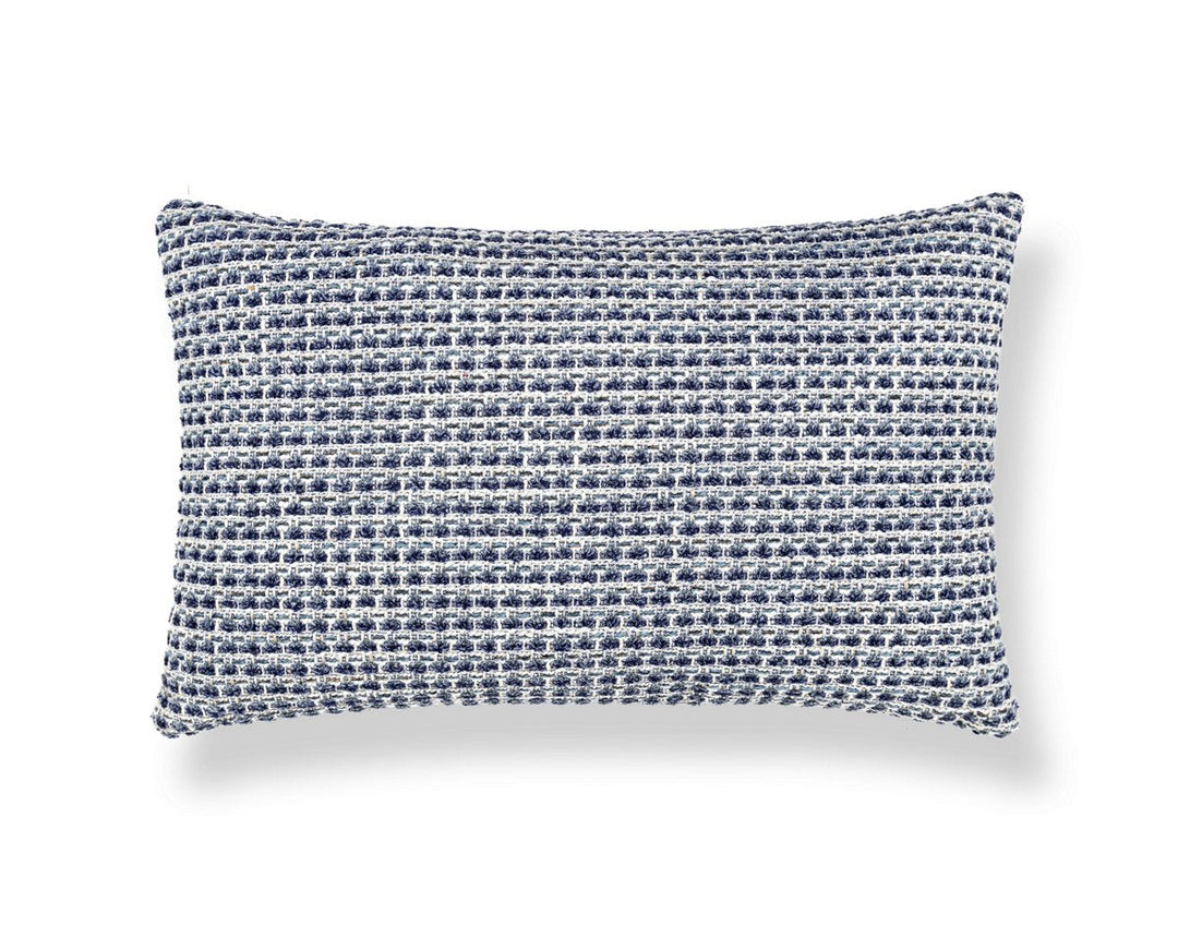 Heatherton Pillow 14 X 22 - Navy HNLBDK273330007 by Scalamandre Designer Pillow