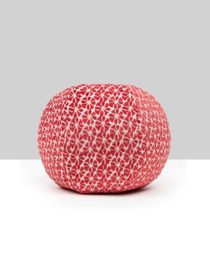 Petal Velvet Pillow 12 Dia - Red HNRADK273320008 by Scalamandre Pillows COLOR POP 55% SPUN VISCOSE, 45% COTTON U.S.A. Horizontal: and Vertical: 0 - Fabric Carolina -
