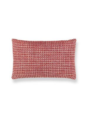 Heatherton Pillow 14 X 22 - Rouge HNLBDK273330009 by Scalamandre Pillows COLOR POP 61% RECYCLED ACRYLIC 38% POLYESTER 1% VISCOSE U.S.A. Horizontal: and Vertical: 0 - Fabric Carolina -