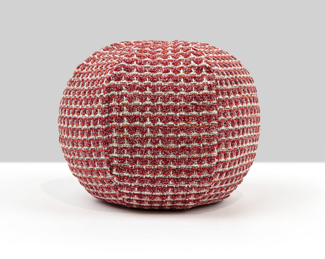 Heatherton Pillow 12 Dia - Rouge HNRADK273330009 by Scalamandre Designer Pillow