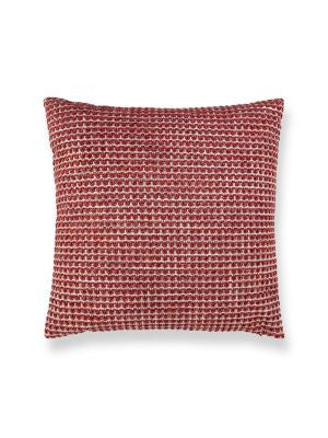 Heatherton Pillow 22 X 22 - Rouge HNSDDK273330009 by Scalamandre Pillows COLOR POP 61% RECYCLED ACRYLIC 38% POLYESTER 1% VISCOSE U.S.A. Horizontal: and Vertical: 0 - Fabric Carolina -