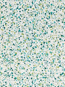 Scalamandre Fabric Spatter Cotton Print Mermaid