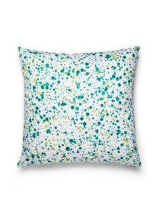 Scalamandre Pillows Spatter Pillow 22 X 22 - Mermaid