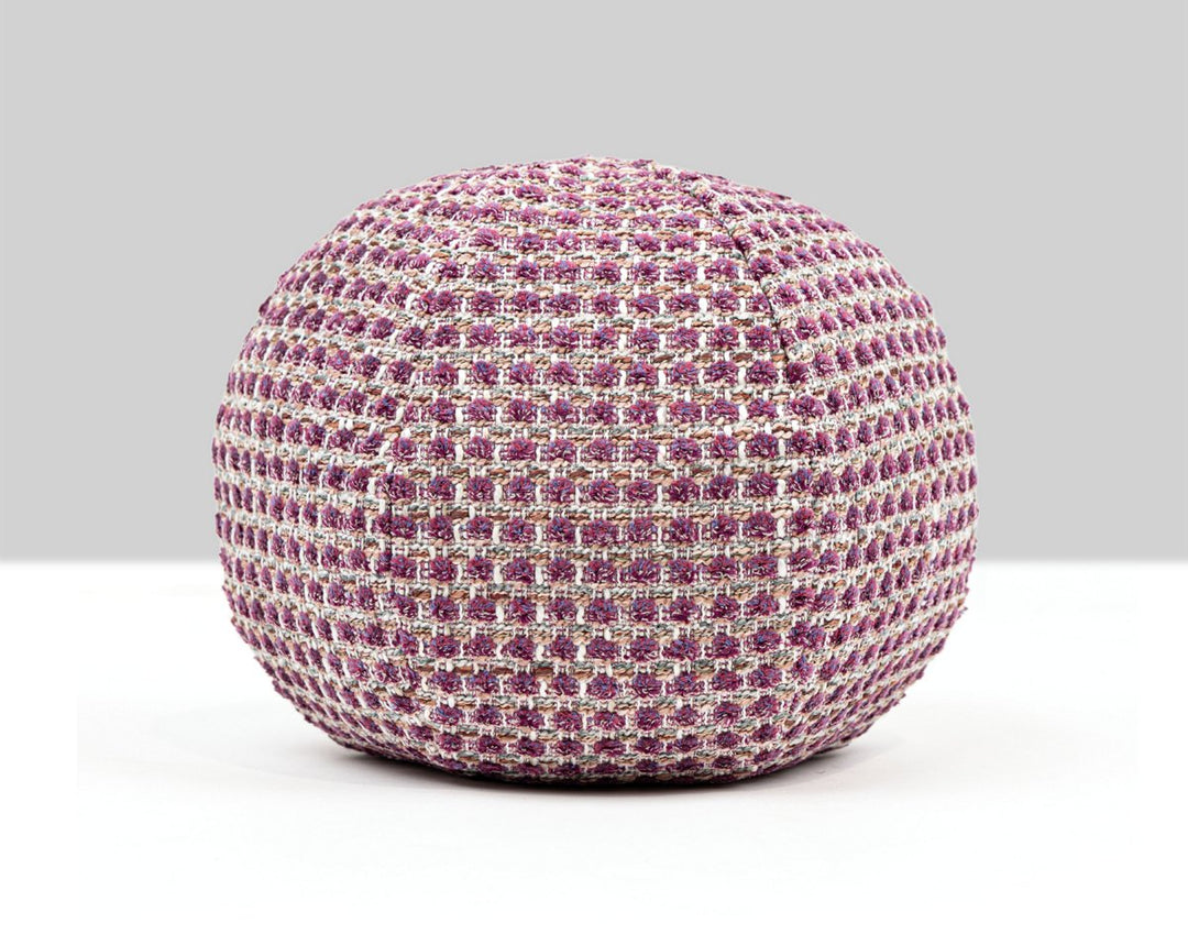 Heatherton Pillow 12 Dia - Plum HNRADK273330011 by Scalamandre Designer Pillow
