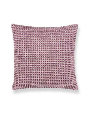 Heatherton Pillow 22 X 22 - Plum HNSDDK273330011 by Scalamandre Pillows COLOR POP 61% RECYCLED ACRYLIC 38% POLYESTER 1% VISCOSE U.S.A. Horizontal: and Vertical: 0 - Fabric Carolina -