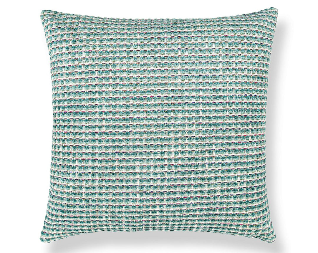 Heatherton Pillow 22 X 22 - Aquamarine HNSDDK273330012 by Scalamandre Designer Pillow