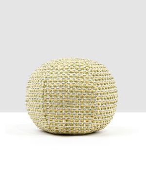 Heatherton Pillow 12 Dia - Lemon HNRADK273330013 by Scalamandre Pillows COLOR POP 61% RECYCLED ACRYLIC 38% POLYESTER 1% VISCOSE U.S.A. Horizontal: and Vertical: 0 - Fabric Carolina -