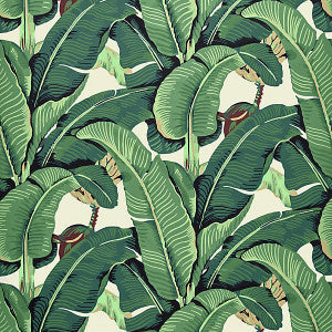 Hinson Palm - Cotton Print/Green Hn 000142010 by Hinson Fabric