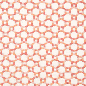 Island Trellis Peach by Hinson Fabric