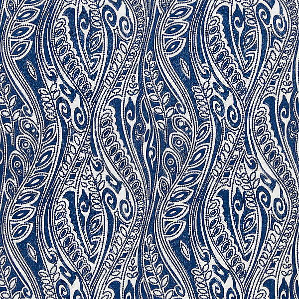 Fanfare Blue by Hinson Fabric Hinson Fabric Fanfare BlueFabric HINSON LIBRARY 52% LINEN 48% POLYESTER INDIA </p><p>Repeat: H: 15", V: 12.5" 52" - Fabric Carolina -