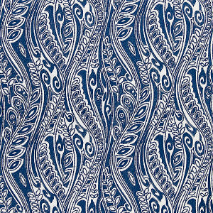 Fanfare Blue by Hinson Fabric