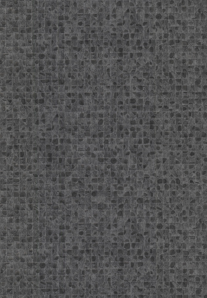 Leather Lux Grey Wallpaper by Ronald Redding Traveler Covers about 57 square feet 20.87-in by 32.8-ft long roll Unpasted 20.87 - Fabric Carolina -