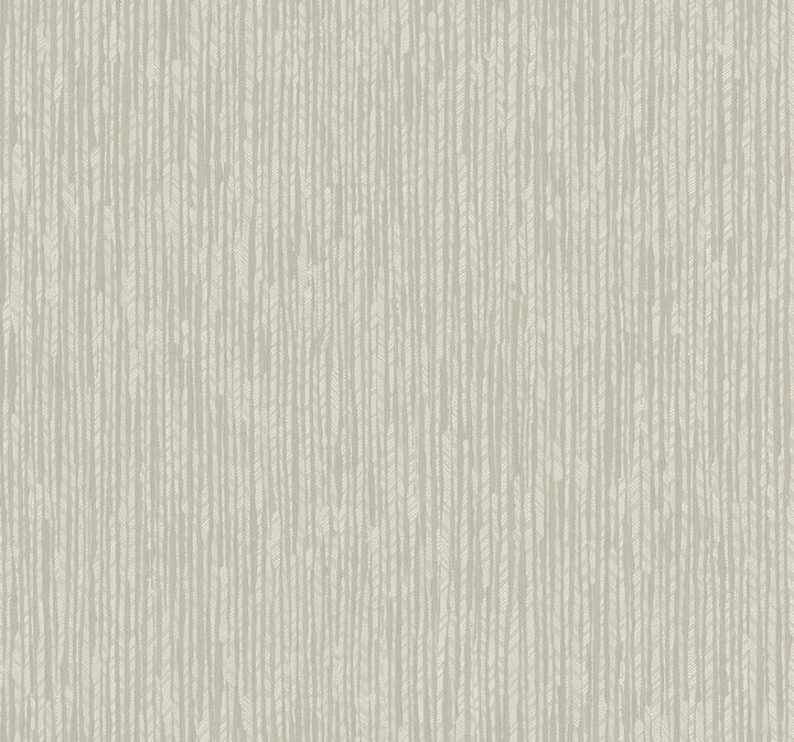 Feather Fletch Beige Wallpaper by Ronald Redding Traveler Covers about 60.8 square feet 27-in by 27-ft long roll Unpasted 25.25 - Fabric Carolina -
