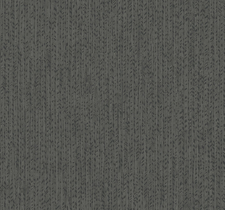 Feather Fletch Black Wallpaper by Ronald Redding Traveler Covers about 60.8 square feet 27-in by 27-ft long roll Unpasted 25.25 - Fabric Carolina -