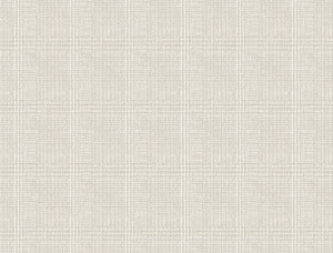 Shirting Plaid Off White Wallpaper by Ronald Redding