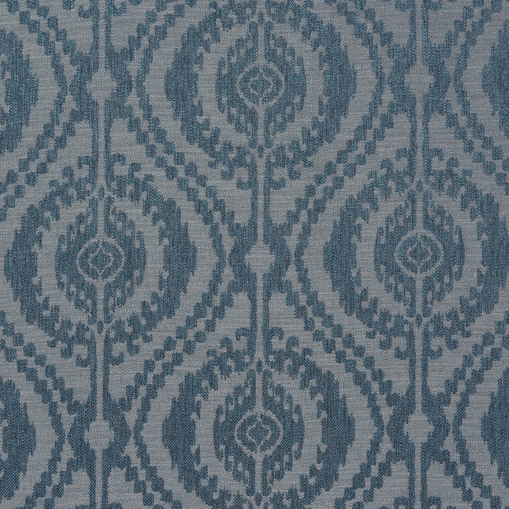 Hogarth 2 Lake by Marcus William Designer Fabric 64%POL 25%SVI 11%LIN INDIA MARTINDALE WEAR TEST (25 000 CIRCULAR RUBS) Horizontal: 13.75 and Vertical: 14.875 55 in - Swanky Fabrics -
