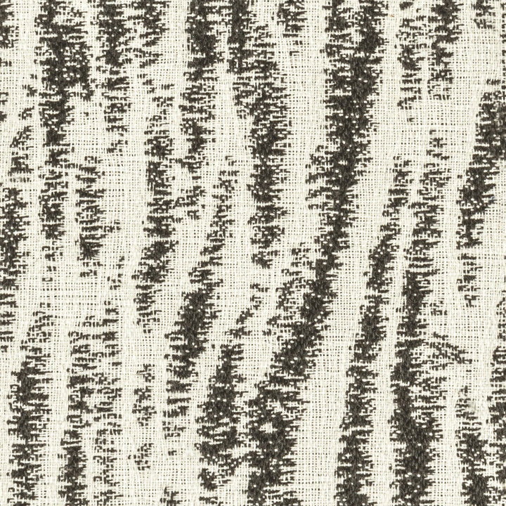 Holden 1 Black/White by Stout Designer Fabric WELL SUITED SUNBRELLA 100%SN USA WYZENBEEK 17 000 DOUBLE RUB WEAR TEST (HEAVY DUTY) FLAME RETARDANT-U.F.A.C. CLASS 1 CATB 117-2013 LIGHTFASTNESS-AATCC TM 16 (1500 HOURS) Horizontal: 14 and Vertical: 14 54 in - Swanky Fabrics -
