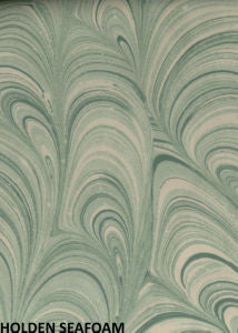 Holden Seafoam 202 by Norbar Designer Fabric MONTAGE 100% POLYESTER SPAIN 20 3/8"V 13 1/3"H 54 - Swanky Fabrics -