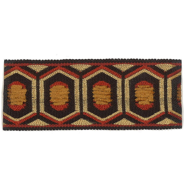 Honeycomb 4 Orient by Stout Trim ACCENTS TAPES & BORDERS 74%SVI 26%POL CHINA </p><p>Repeat: 0 1.75 in - Fabric Carolina -