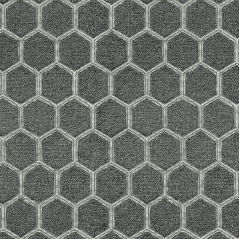 HONEYCOMB 95J8591 by JF Designer Fabric Midnight Waters 55% Polyester, 45% Viscose India  Horizontal: 2.25 and Vertical: 4.25 54  - Swanky Fabrics -