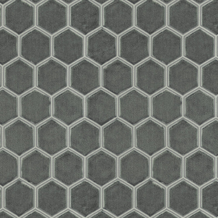 HONEYCOMB 95J8591 by JF Designer Fabric Midnight Waters 55% Polyester, 45% Viscose India  Horizontal: 2.25 and Vertical: 4.25 54  - Swanky Fabrics -