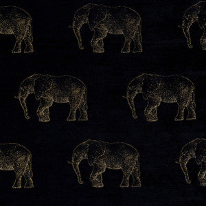 Hoover 2 Black by Marcus William Fabric