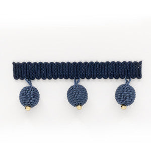 Hopat Beaded Fringe 5 Navy by Stout Trim